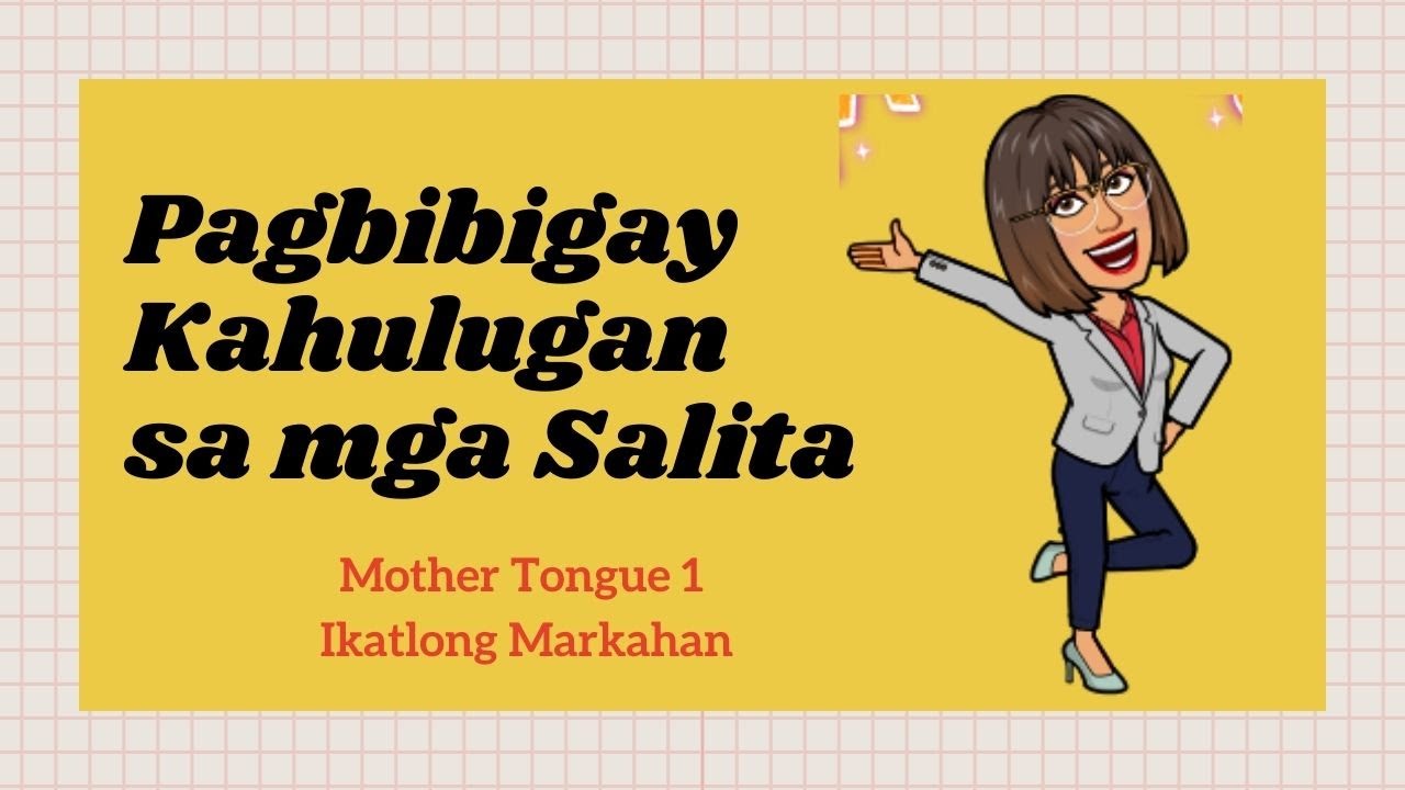 Mother Tongue Kahulugan - Better Than College