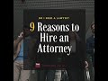 Are you in doubt about hiring an attorney for a potential case or lawsuit? Here are nine reasons and situations where a legal professional can be highly beneficial to winning...