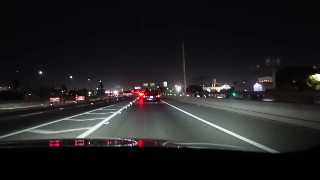 2023 BMW M3 G80 6 Speed Manual Freeway Night Drive POV