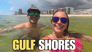 A Day At The Beach in Gulf Shores Alabama During Off Season