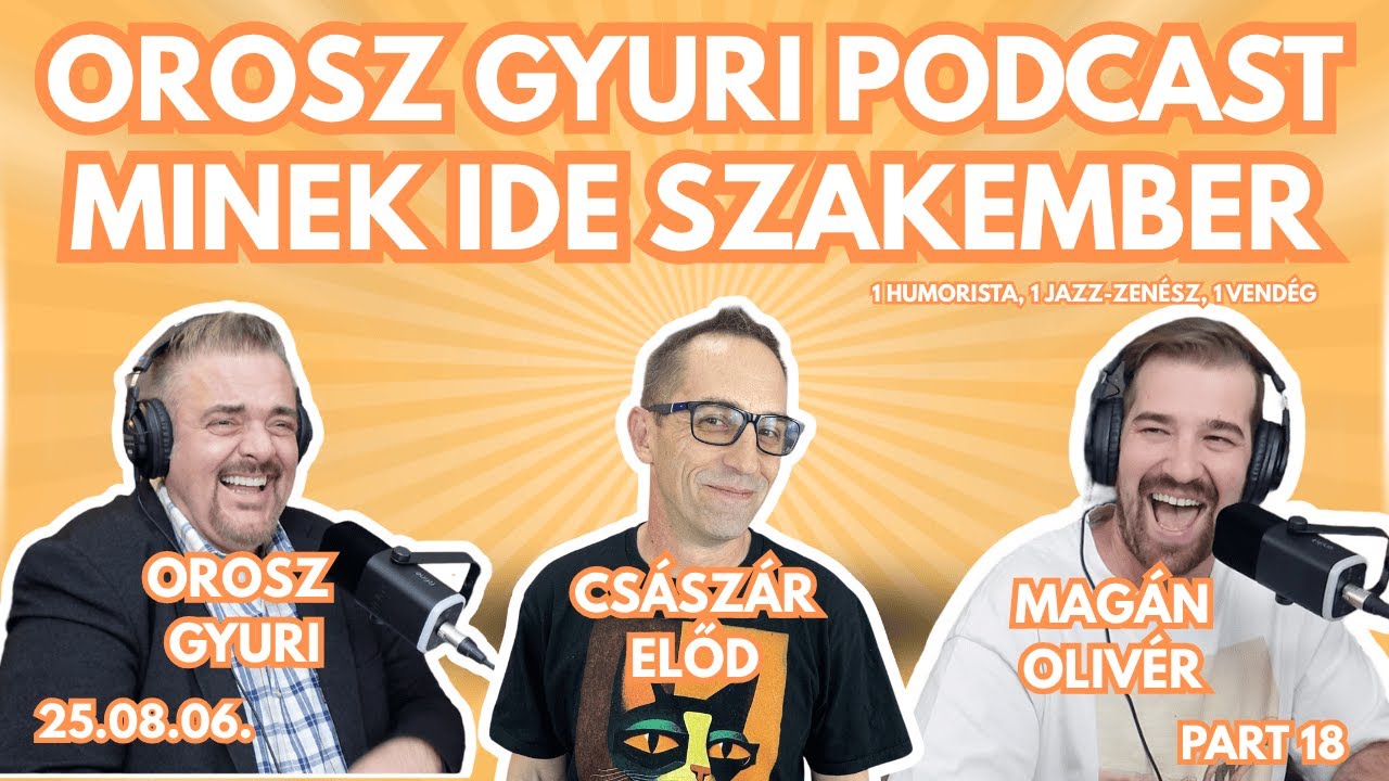 MINEK IDE SZAKEMBER–PODCAST-1 HUMORISTA, 1 JAZZ-ZENÉSZ, 1 VENDÉG! Vendég: Shane 54 énekes, DJ, festő