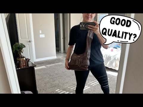 Small Hobo Bag for Women Vegan Leather Slouchy Tote Bag Vintage Shoulder Handbag Review
