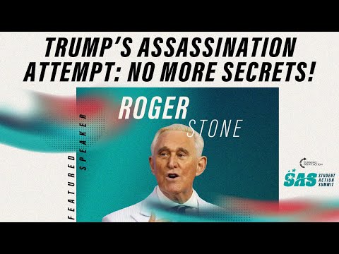 Roger Stone isn't satisfied with the lack of info that’s out on the attempted assassination on Trump
