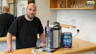 How to assemble, use and clean a 5L mini keg home beer pump - By Dellonda