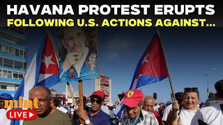 Havana Protests LIVE | Demonstrators Rally Against US Policies During Protest March | Raul Castro