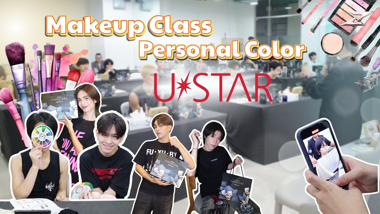 ZOLAR Makeup Class & Personal Color with USTAR [VLOG]