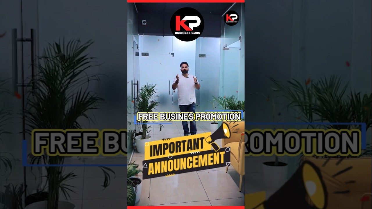 promote  your Business in our channel for free only 10 Business Owners