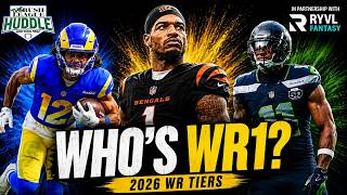 2026 Fantasy Football WR Rankings Tiers Chase vs Puka JSN More