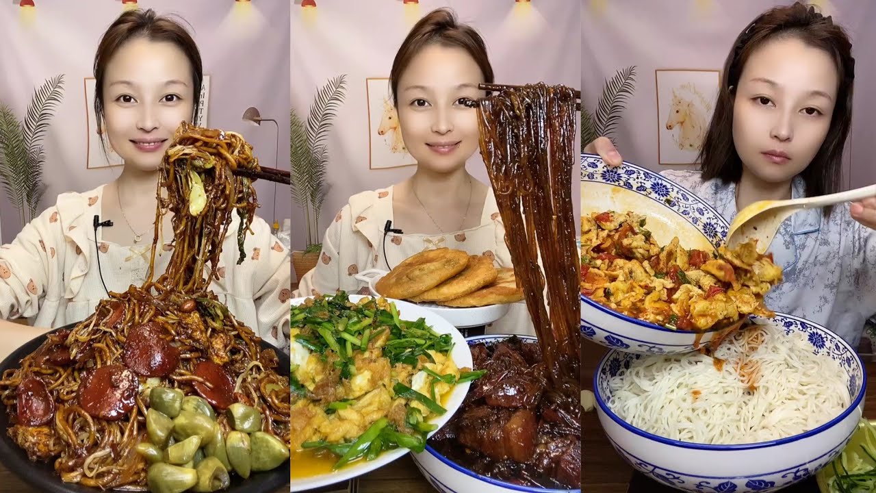 Mukbang Challenge Eating Spicy🔥🥵 Noodles 🍜 Fire noodles🍜🍛Chinese food 