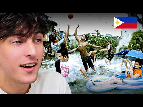 A STORM CANT STOP THEM! Filipinos During Typhoons | REACTION