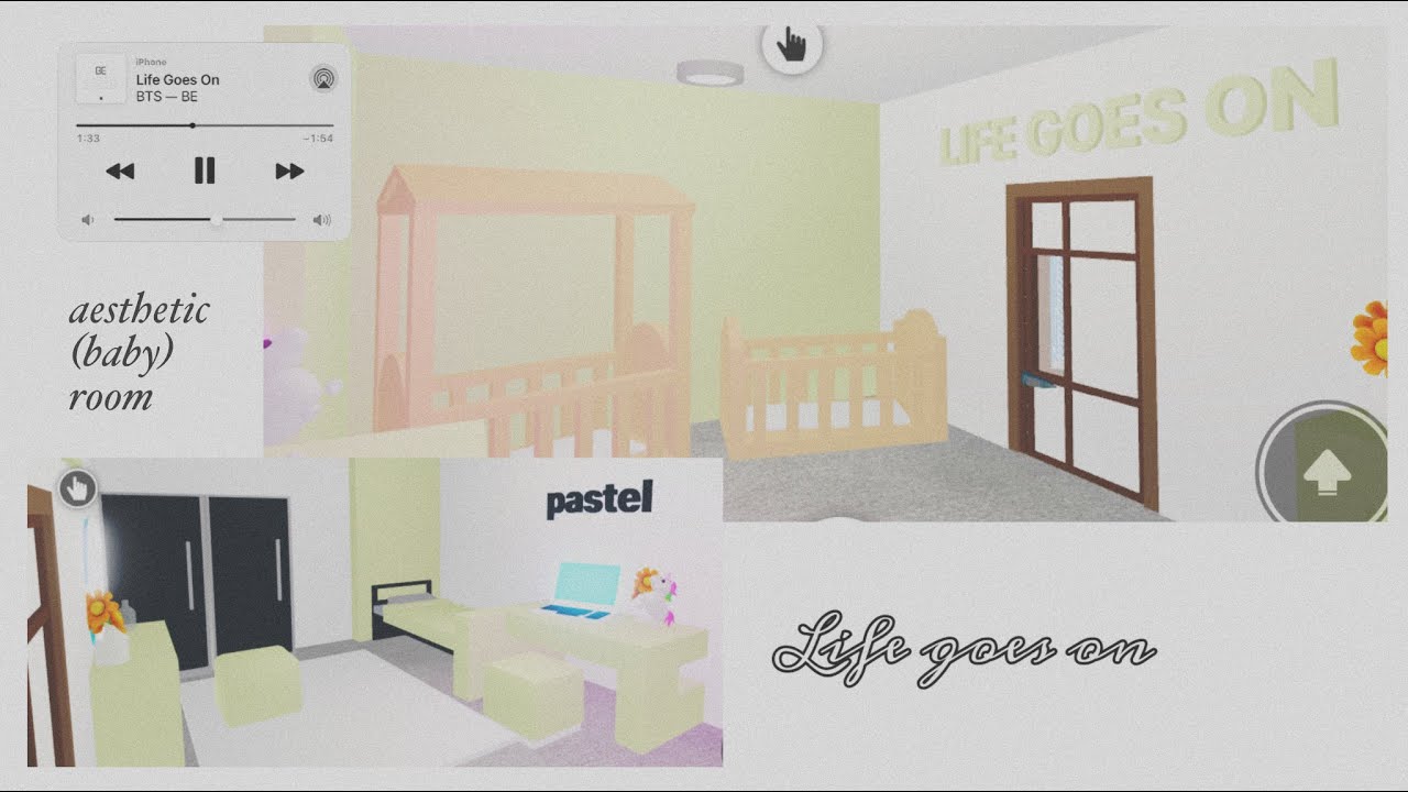 BTS (방탄소년단) ‘Life Goes On’themed (baby) room 🪴 𝚊𝚎𝚜𝚝𝚑𝚎𝚝𝚒𝚌 Adopt Me