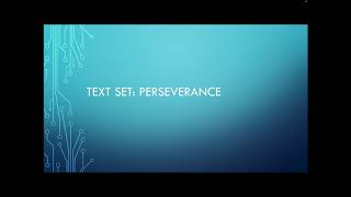 3rd Grade Text Set: Perseverance