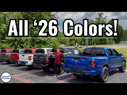 ALL 2026 Nissan Frontier  COLORS Ranked: Worst to Best!