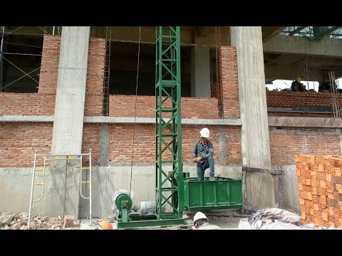 Video Vận thăng xây dựng 1000Kg - Lắp đặt tại Long An - youtube