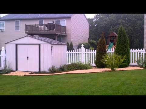 Hurricane Irene - morning after in my yard