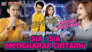 Karaoke Duet Sia-Sia Mengharap Cintamu - Shinta Arsinta ft Arya Galih