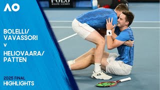 Celebrity Bolelli/Vavassori v Heliovaara/Patten Highlights | Australian Open 2025 Final Net Worth