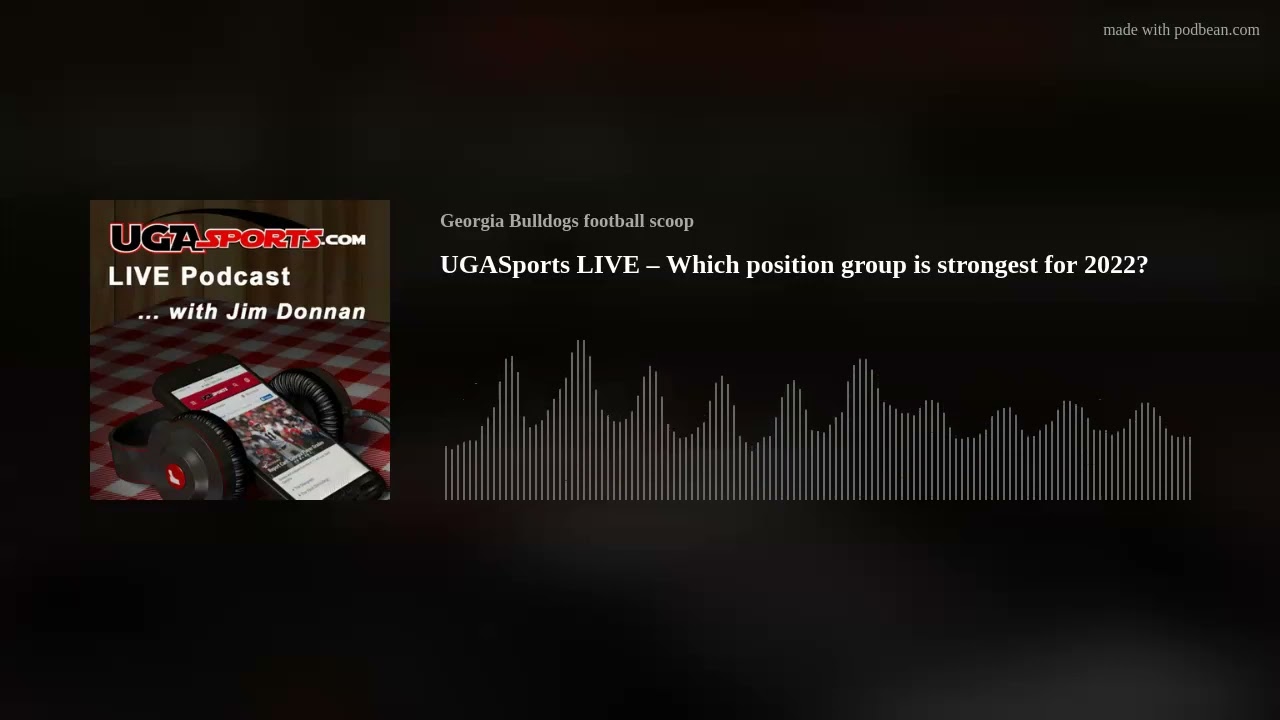 UGASports LIVE – Which position group is strongest for 2022?