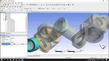 Rigid Body Dynamics Condensed Gearless Transmission in Ansys Workbench