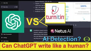 Can ChatGPT write like a human? Tested against Turnitin AI detection and Netus AI