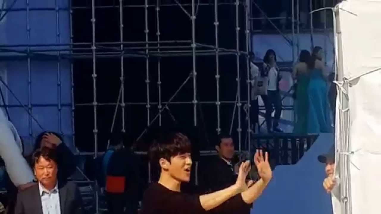 150516 Fancam Sungyeol Woollim Boys +,Myungsoo back stage