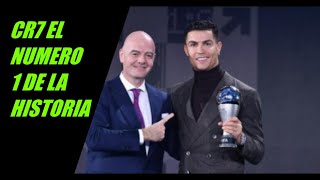 THE BEST GALA  2022 A CR7 MAXIMO GOLEADOR DE SELECCION Resimi