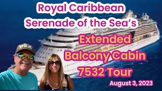 Royal Caribbean Serenade Extended Balcony Cabin Tour 7532