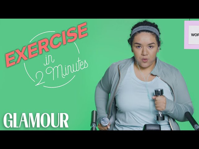 This Is Your Workout In 2 Minutes | Glamour class=