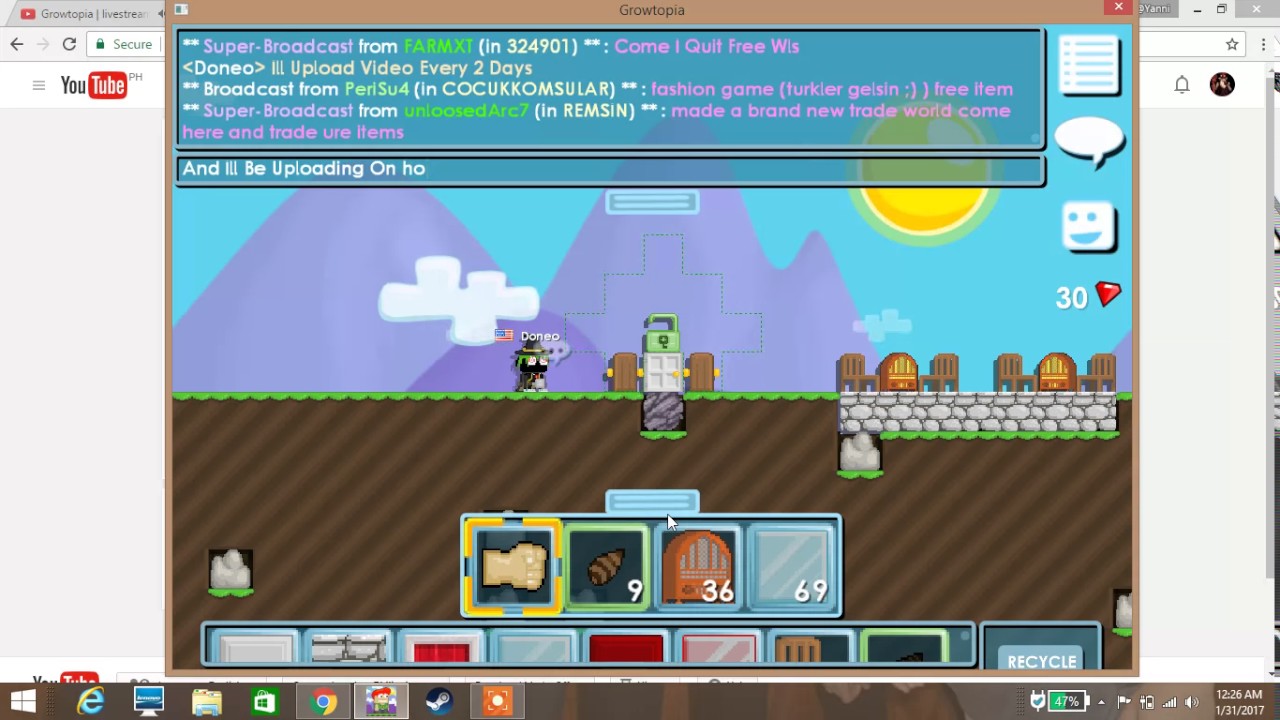 Growtopia/ Introducing My Channel