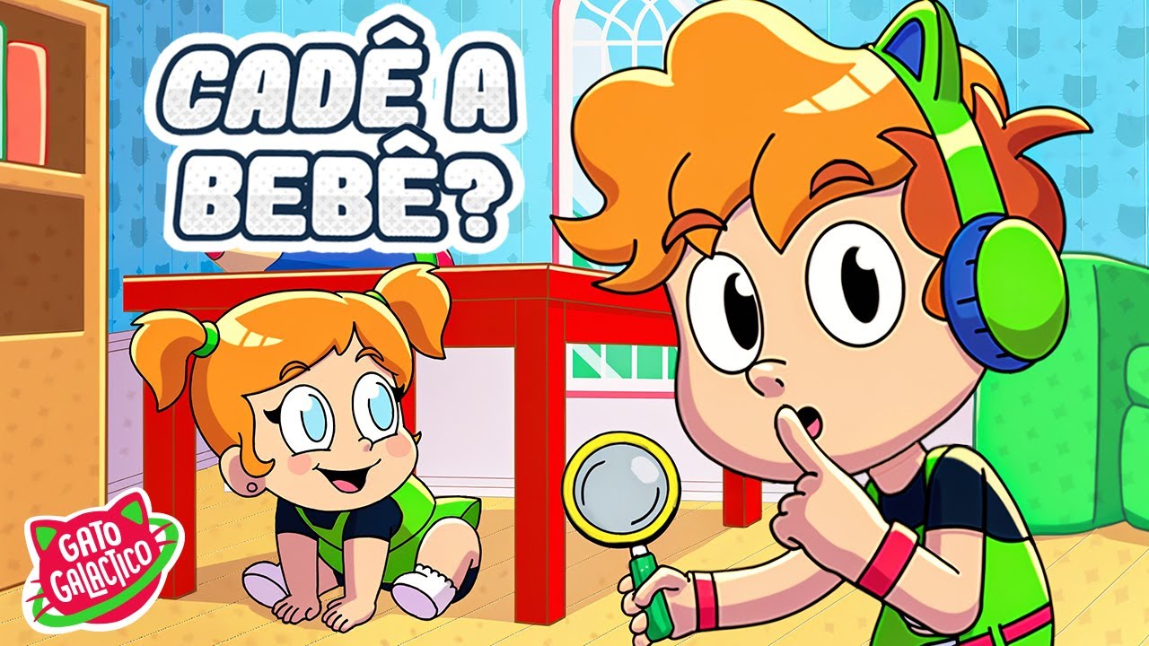 CADÊ A BEBÊ? 👶 Música Divertida do Gato Galactico