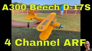 A300 Beech D 17S 4 Channel ARF
A300 Beech D 17S 4 Channel ARF
In this video I will discuss the A300 Beech D-17S 4 channel almost ready to fly Staggerwing radio control model aircraft.
The A300 Beech D-17S comes as a very complete almost ready to fly (ARF) 4 channel radio control model airplane. Assembly is well organized with the included instruction manual, and the plane goes together is less than an hour using screws and no glue. The two wings are screwed into place as are the tail control surfaces, the landing gear inserted into slots and you are complete. The included transmitter is already binded to the aircraft. Just charge the two cell lipo battery and you are set for your first flight.
The Beech Staggerwing weighs around 8.4 ounces. This is a bit heavy for the wing area, but the motor provides plenty of power and the idea is to keep your airspeed up until you are comfortable with how the airplane flies. If you get too slow on landing, for example, the Beechcraft will simply drop onto the runway. Best to fly the airplane to the runway when landing.
The gyros work very well and contribute to the smooth flight characteristics of the model.
Purchase the Beech D-17S: https://www.kidstoylover.com/en-us/products/2024-wltoys-a300-beech-d17s-epp-4ch-rc-biplane-led-3d-6g-gyro-brushless?sca_ref=6788697.DlG2Q5m1jS
Chapters
00:00 - Intro
00:45 - Beech Staggerwing history
01:38 - Beech D-17S unbox
05:48 - Assembly of the Beech D-17S
08:24 - Discussion of the completed Beech D-17S
12:41 - Test flights at the RC field
15:05 - Conclusions A300 Beech D 17S 4 Channel ARF