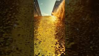 Golden Supercar Fantasy! Coins Flowing Like a River ??️