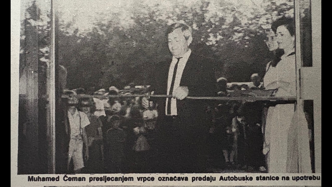 ISTORIJA VISOKOG: Otvorenje autobuske stanice u Visokom 4. jula 1984. godine