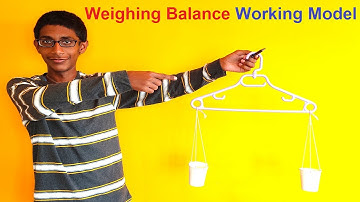 weighing balance working model science project | tarazu making  | DIY pandit