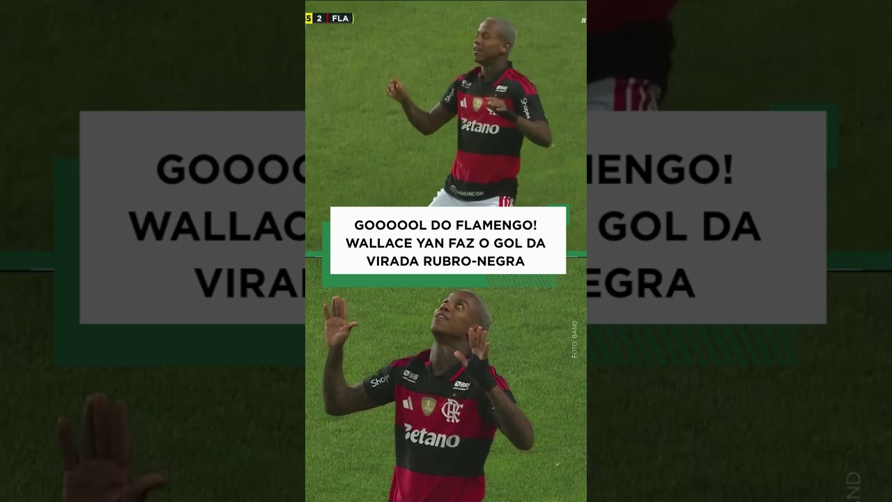 Wallace Yan amplia o placar para o Flamengo | #Shorts