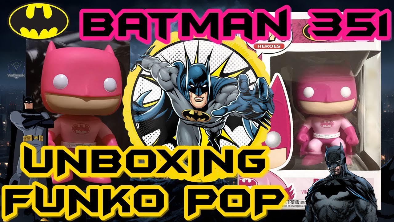 Batman Rosa Unboxing | Review | Un Vistazo Cercano al Funko Pop!: Heroes - Batman ...