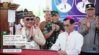 Peresmian Jalan Salib di Catholic Center Keuskupan Palangka Raya oleh Gubernur Kalimantan Tengah