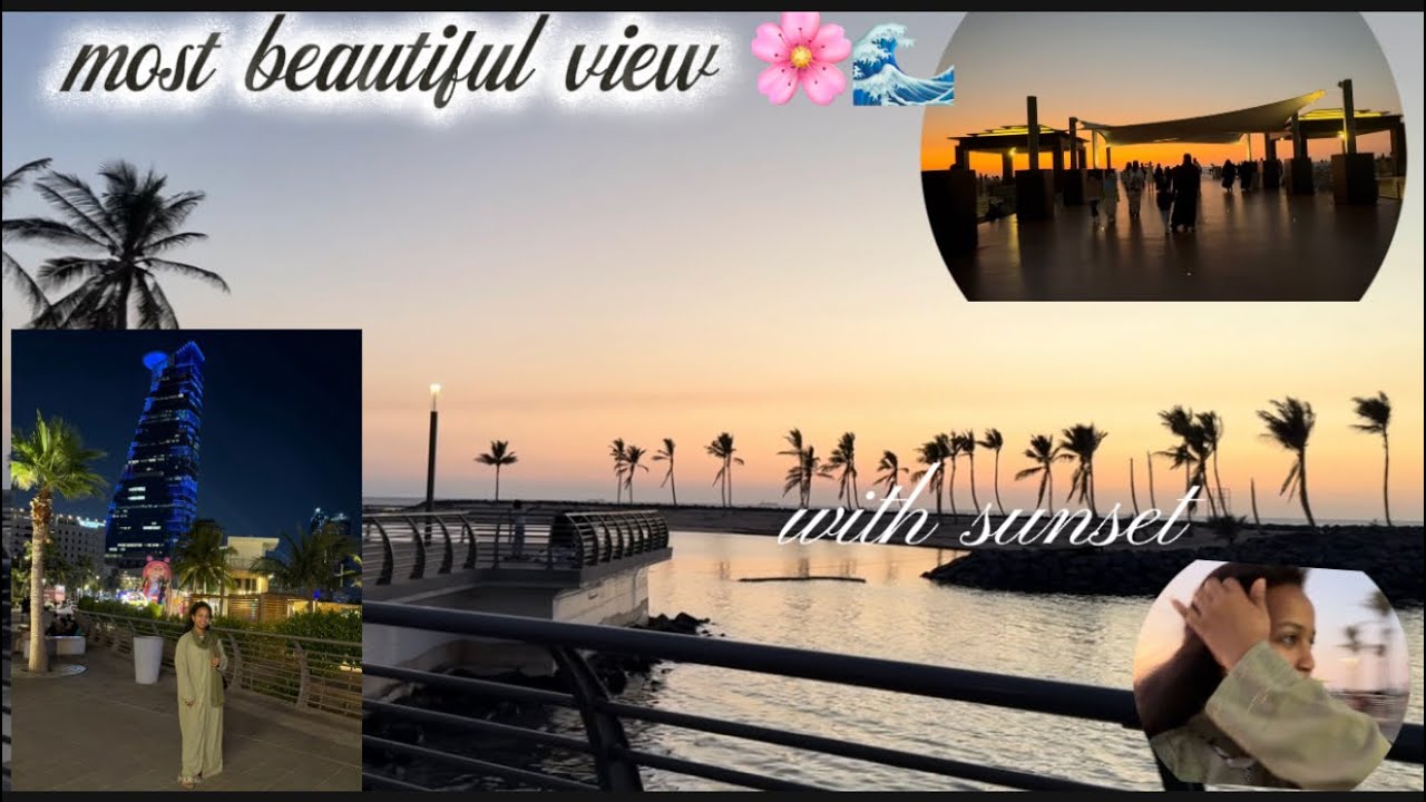 Most beautiful view 🌸🌊 with sunset |#68