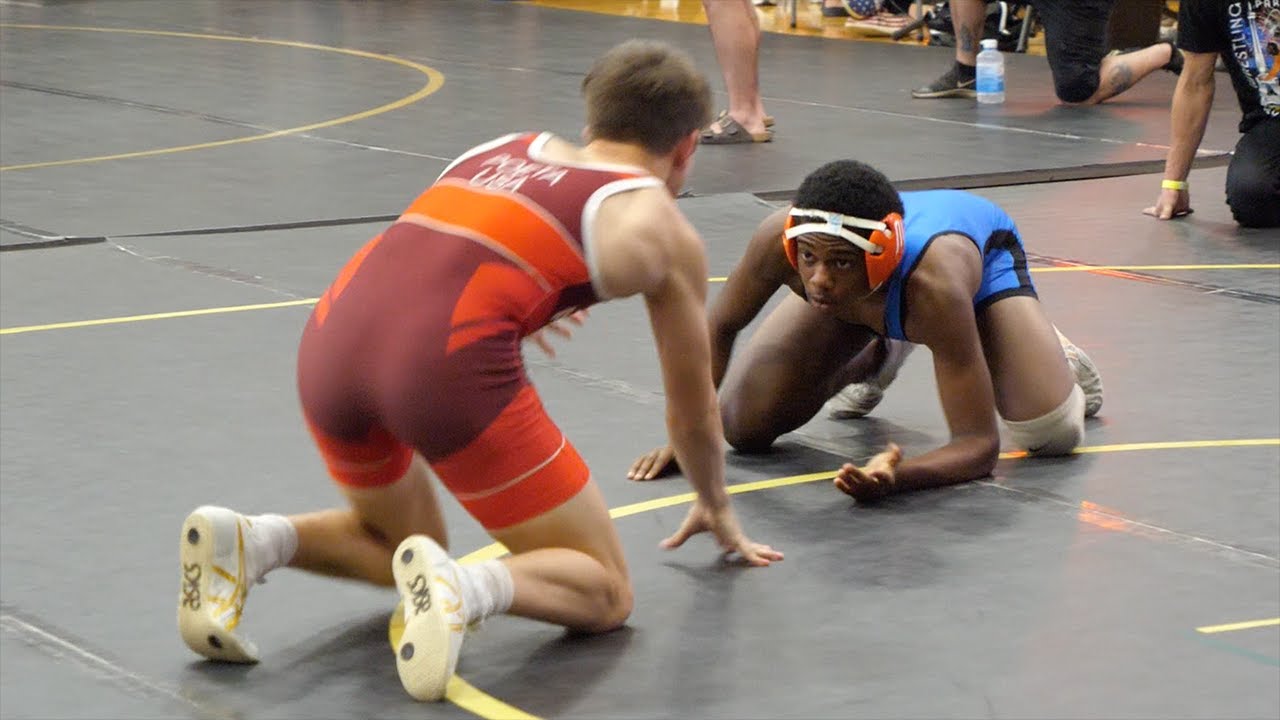 Drew Fifield of Built by Brunson Wrestling [R] v. Isaiah Gibson of Beat the Streets [B] (132)