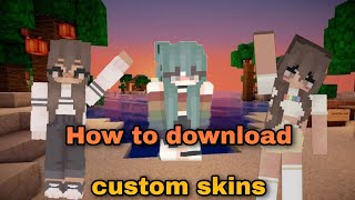 How To Dowload/Find Custom Skin||Minecraft