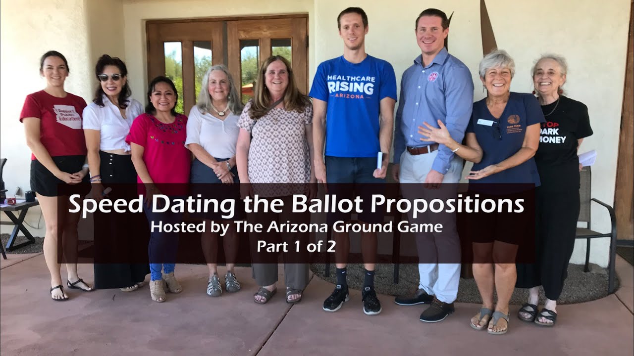 Speed dating the ballot propositions part 1 youtube