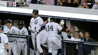 2010/09/25 Granderson's two-run homer