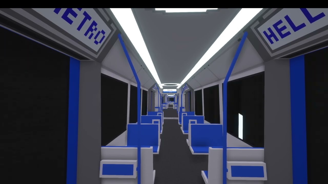 U2 Mitfahrt König-Ludwig-Platz - Adidas im neuen Zug - Helluva Metro mit Minecraft MTR Mod