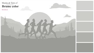 Shades & Tints Of Brume Color A Warm Grey Color