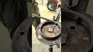 This Flat Bar Bending Tool Creates Perfect Steel Rings by Hand #industrialcrush