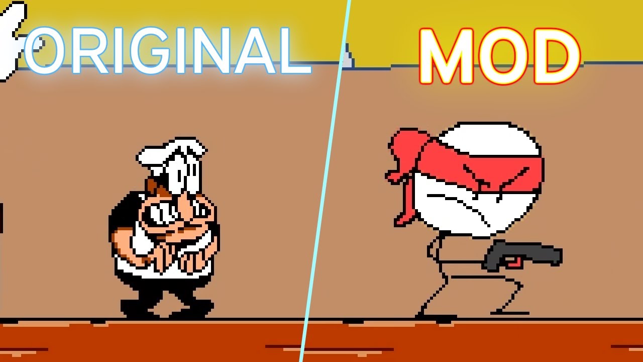 Playable Stickman, but UPDATED AGAIN! D (Demo 2) [Pizza Tower mods Gameplay] YouTube