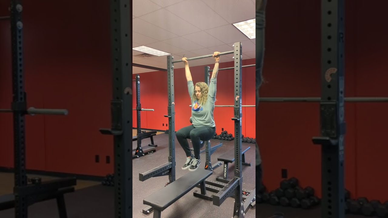 Bent Knee Dead Hang w/ Rotation