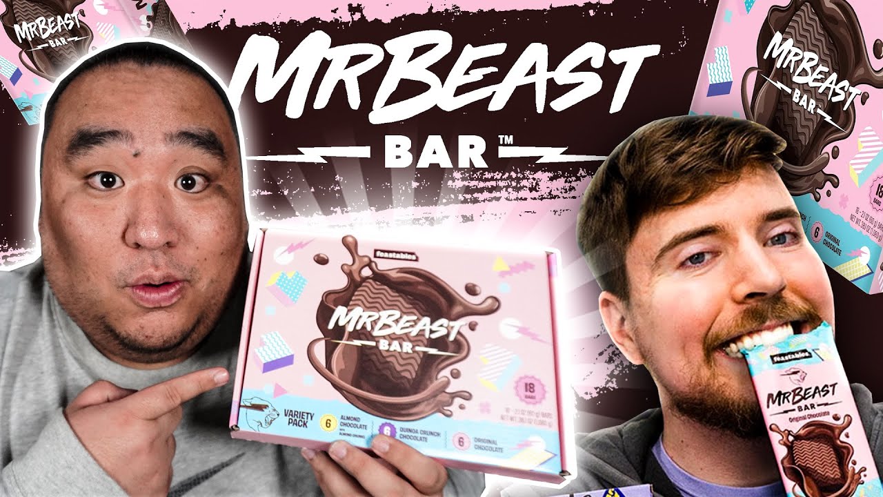 i Tried ASMR.. I Decided to EAT MrBeast Chocolate Bar *MYSTERY