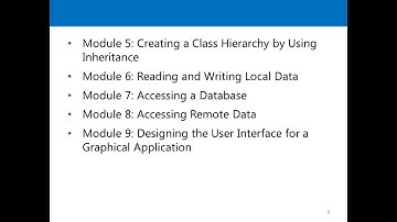MOC 20483 Programming in C#