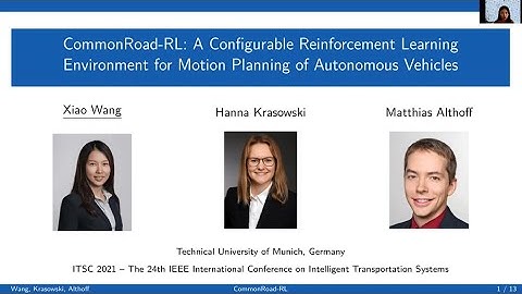 ITSC2021-CommonRoad-RL: A Configurable Reinforcement Learning Environment for Motion Planning of AVs